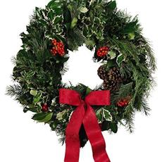 Fresh Holly wreaths